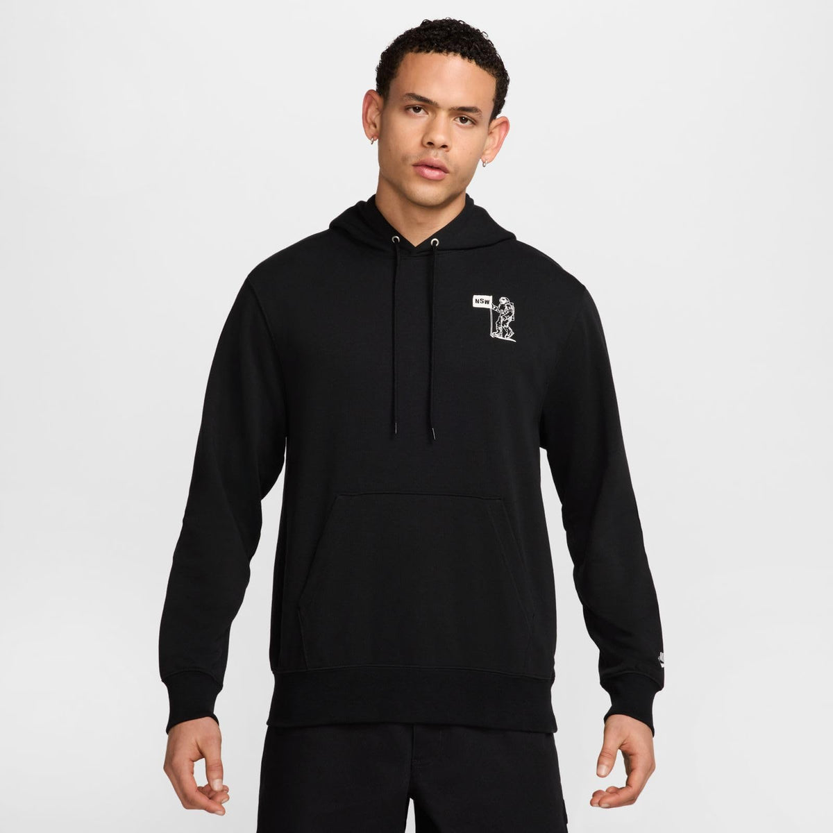 Active Hoodies by Nike – Black/Photon Dust, Model HQ8594-010