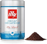 illy decaffeinated ground coffee, 8.8oz can.