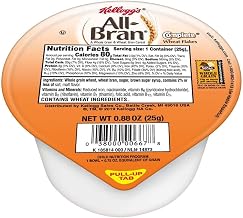 Kellogg's All Bran Complete, Cereal, Wheat Flakes, .88oz (96 count)