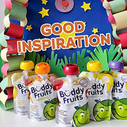 Buddy Fruits Mango, Banana & Passion Fruit / 3.2 Ounce (Pack of 18) / 18 Applesauce