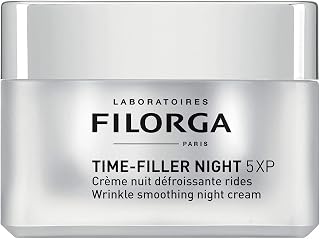 Filorga Anti Aging Time Filler Night 5XP Anti-Wrinkle Night Cream, Anti-Aging Face Moisturizer, 1.69 fl oz