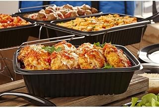 Sabert 7313140N60 Black 130 Ounce Hot Catering Pan - 60 / CS