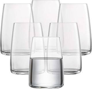 Zwiesel Glas Sensa Universal Tumbler (Set of 6), Drinking Glasses for Every Day, Dishwasher-Safe Tritan Crystal Glasses, Made in Germany (17 Ounce)