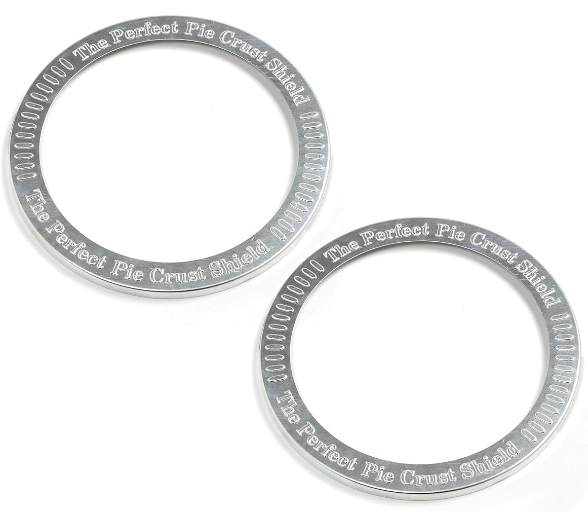 Norpro Pie Crust Shield, Aluminum, Pack of 2