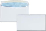 Quality Park #6-3/4 Security Tinted Envelopes, Gummed Closure for Self Addressed and Business Reply, 24 lb. White Wove, 3-5/8 x 6-1/2, 500/Box (QUA10412)