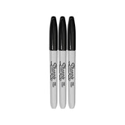 Sharpie Black / 1 Count (Pack of 3) / Fine,Permanent,Unique Permanent Markers