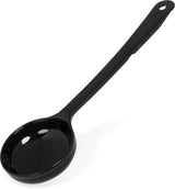 6 Oz Solid Portion Control Spoon by Carlisle FoodService Products – 6 Ounces, Plastic, Black, Model 399003
