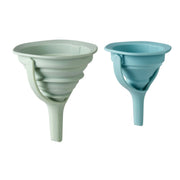 Set of 2 Collapsible Silicone Funnels by Cuisinart – 2-piece Collapsible Silicone Funnel Set, 1.5 cups, Silicone, Multicolor, Pack of 2