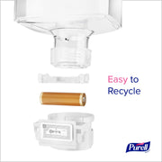 ES10 Automatic Hand Sanitizer Dispenser by Purell – True, Durable ABS Plastic (recycling code number 7)., Graphite, Model 8324-E1