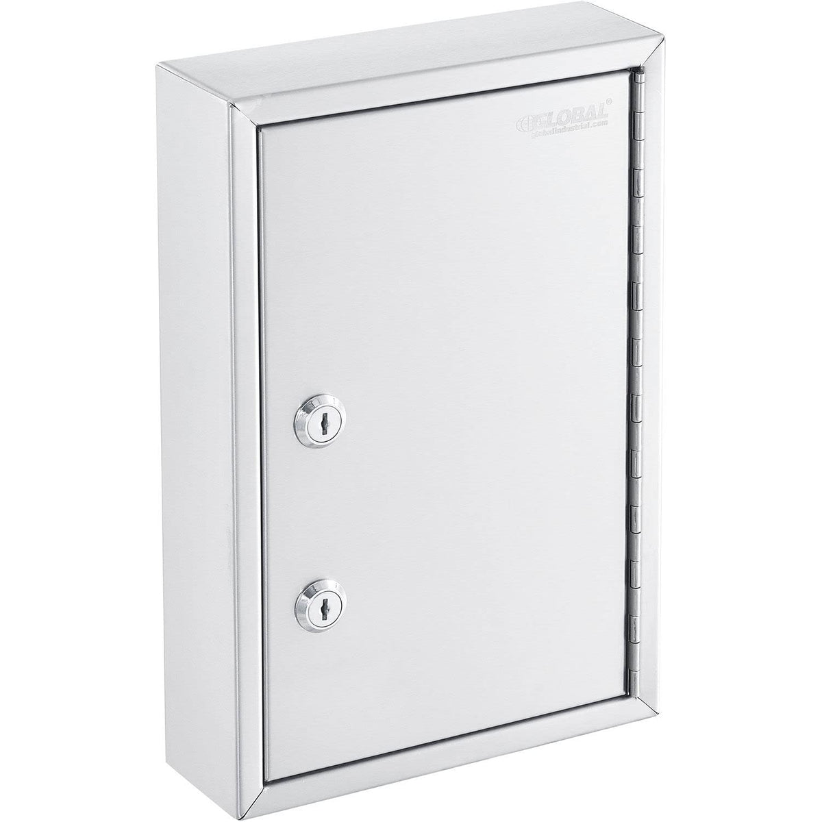 Global Industrial Stainless Steel / 2.63"L x 8"W x 12.13"H / Industrial Key Cabinets