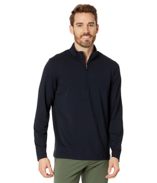 The Heater 1/4 Zip Black SM by TravisMathew – Small, Polyester, Black, Model 1MAA591