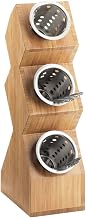 Cal-Mil 1016-3-60 Compartment Spacesaver, 22.75" Height, 6.25" Width, 9.75" Length, Bamboo