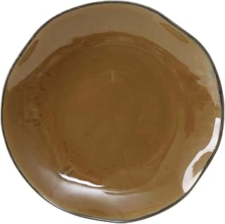 Tuxton China GAJ-008 Plate, 11-5/8" Diameter, Round, Microwave and Dishwasher Safe, Oven Proof, Fully Vitrified, Ceramic, TuxTrendz, Artisan, Mojave, Pack of 12