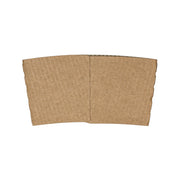 [1,000 ct] Coffee Cup Sleeves Traditional Corrugated Coffee Cup Jackets for 10 oz to 24 oz Cups, Recyclable & Disposable (C5300 Kraft) by Karat – Model C5300 (Kraft)