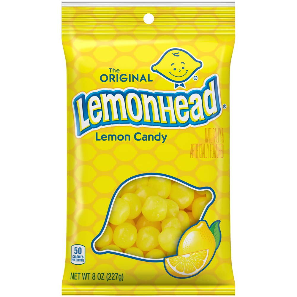 Hard Candy by LEMONHEAD – 8 Ounce (Pack of 1), Yellow, Model 12221