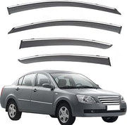 Window Visors for Chery Elara MK1 2006-2010 Rain Guard Side Window Vent Deflectors Tape-On Extra Durable Vent Visors Side Window Visor Deflector Comp