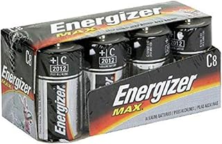 Energizer Max Alkaline, Size C, 8 pack (Pack of 2)