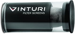 Vinturi V3000 Red Wine Aerator Filter Screens, 5-Pack, Black (Discontinued