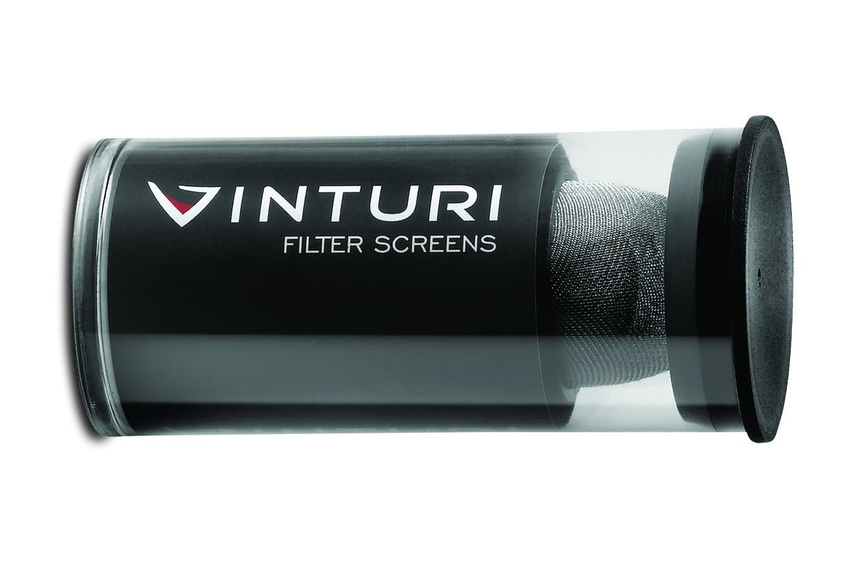 Red Wine Aerator Filter Screens by Vinturi – 5-Pack, Stainless-Steel, Black, Pack of 5, Model V3000
