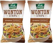 Fresh Gourmet Authentic Wonton Strips Crunchy Snack and Salad Topper (16 Ounce (Pack of 2))