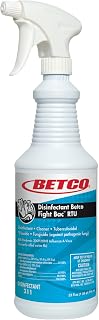 Betco FIGHT BAC RTU Disinfectant Cleaner, Citrus Floral, 32 oz. Bottle, 12/Carton (3111200)