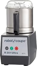 Robot Coupe R301 Ultra B Commercial 3.7-Liter Food Processor, 120v, Stainless Steel Bowl, 1.5 HP Vertical Cutter Mixer, ETL-Sanitation, Ideal for Restaurants and Kitchens