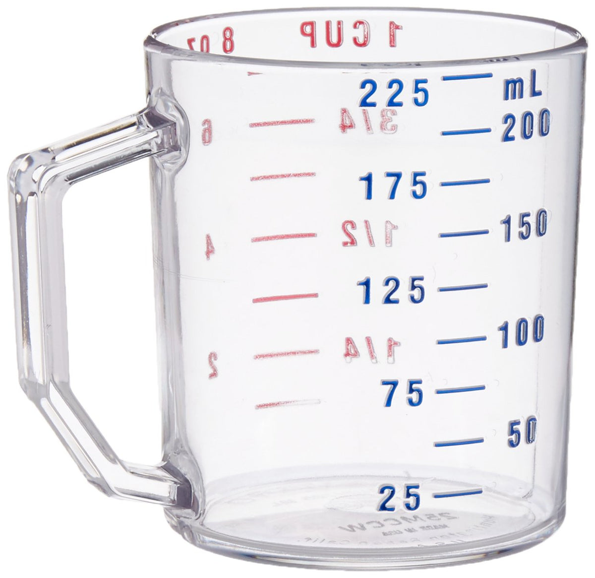 Measure Cup 1 Cup Clear () by Cambro – 1 cup, 8.0 ounces, Plastic, Clear, Pack of 12