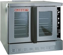 Blodgett DFG-100-ES SGL Convection Oven, Gas Digital Controls Ceramic, Full/Standard Size, Porcelain Interior, Stainless Steel Exterior, 1 Deck, 5 Pan Capacity, Per Compartment