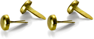 Round Head Brass Plated Fasteners by Officemate – 100 Count (Pack of 2), Brass, Gold, Pack of 2, Model 99802