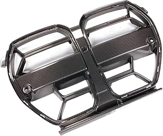 Dry Carbon Fiber CSL Style Front Bumper Kidney Grille Body Kit Performance Car Accessories Compatible with M3 M4 G80 G82 G83 2020+