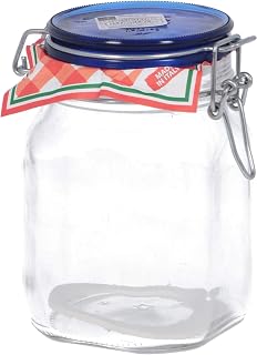Bormioli Rocco vorratsglas1,0ltr.Fido bl.DKL. (Pack of 6)