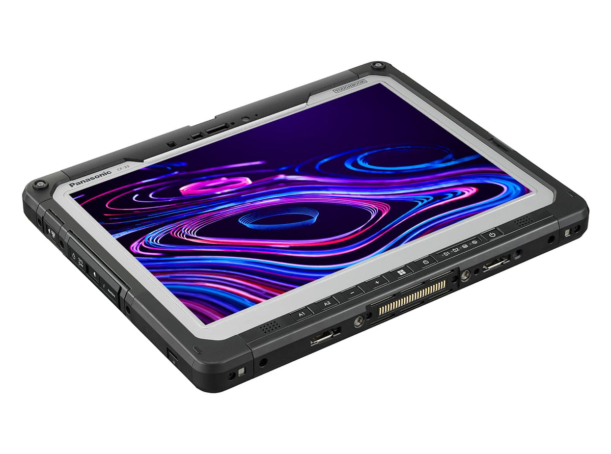 Toughbook CF-33 MK1 Rugged Tablet by Panasonic – 12 inches, Silver, Model HM-CF-33-i5-7300-8-256-NKB