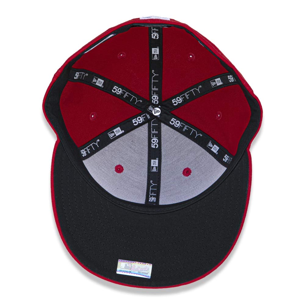 St. Louis Cardinals Authentic Collection 59FIFTY Fitted Hat by New Era – Cotton, Red, Model 194457371070
