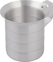 Winco 1 qt Aluminum Commercial Measuring Cup | Graduated measurements, Stackable design, For liquid and dry ingredients, baking and commercial food prep