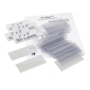 Label Holder 2" x 4" for Stacking Bin by Tri-Dex – 2*4 inches, Polyvinyl Chloride, Clear, Model TR-2400