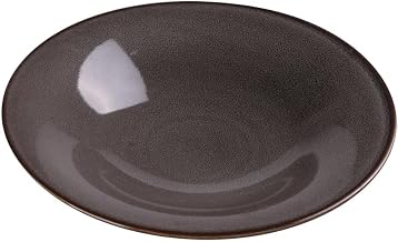 Yanco PK-412 25 oz Peacock Pasta Plate, Gray - 12.5 x 2.125 in. - Pack of 12