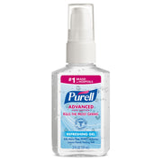 Advanced Hand Sanitizer Refreshing Gel 2 oz (Pack of 10) by Purell – 2 Fl Oz (Pack of 10), Pack of 10
