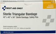 First Aid Only 4-001 Large Sterile Triangular Bandage, 40 x 56 in, 1 Per Box