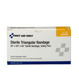 Large Sterile Triangular Bandage by First Aid Only – 4" x 2.25" x 2.25", Muslin, Multi, Model 4-001
