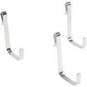 Single Hook (Package of 6) by Nexel – 7"L x 5"W x 3.25"H, Steel, Chrome, Model AWSH