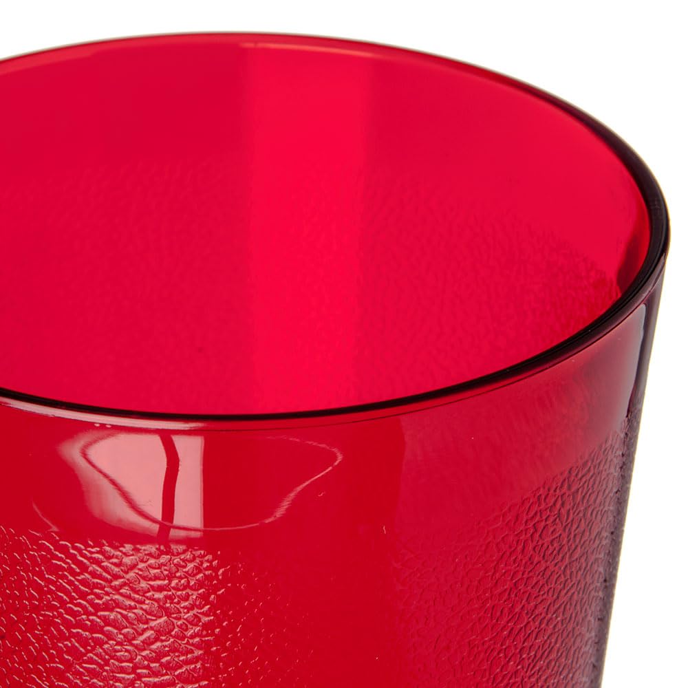 32 oz Ruby Textured Plastic Tumbler by Carlisle / CFS Brands – 32 Ounces, Plastic, Model 523210