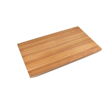 American Cherry 3 Thick Butcher Block Countertop by John Boos – 72"L x 38"W, Cherry Wood, Natural Oil, Model JB-CHYKCT3-7238-O