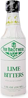 Fee Brothers Lime Cocktail Bitters, 5 fl oz (150ml) | Aromatic Cocktail Mixer & Concentrated Flavoring, Gluten Free, Vegan-Friendly