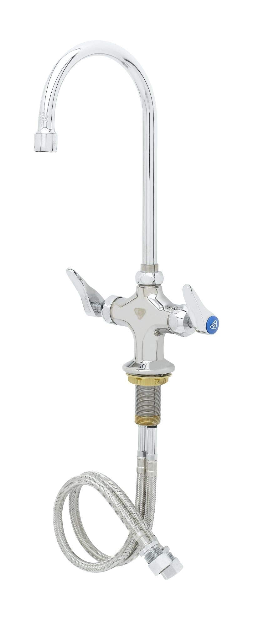 Double Pantry Faucet by T&S Brass – Brass, Chrome, Model B-0300-CR