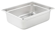 Winco 4" Deep / 1 / Stainless Steel Storage & Transport