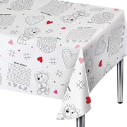 Creative Converting Valentine's Day Kids Activity Paper Tablecloth