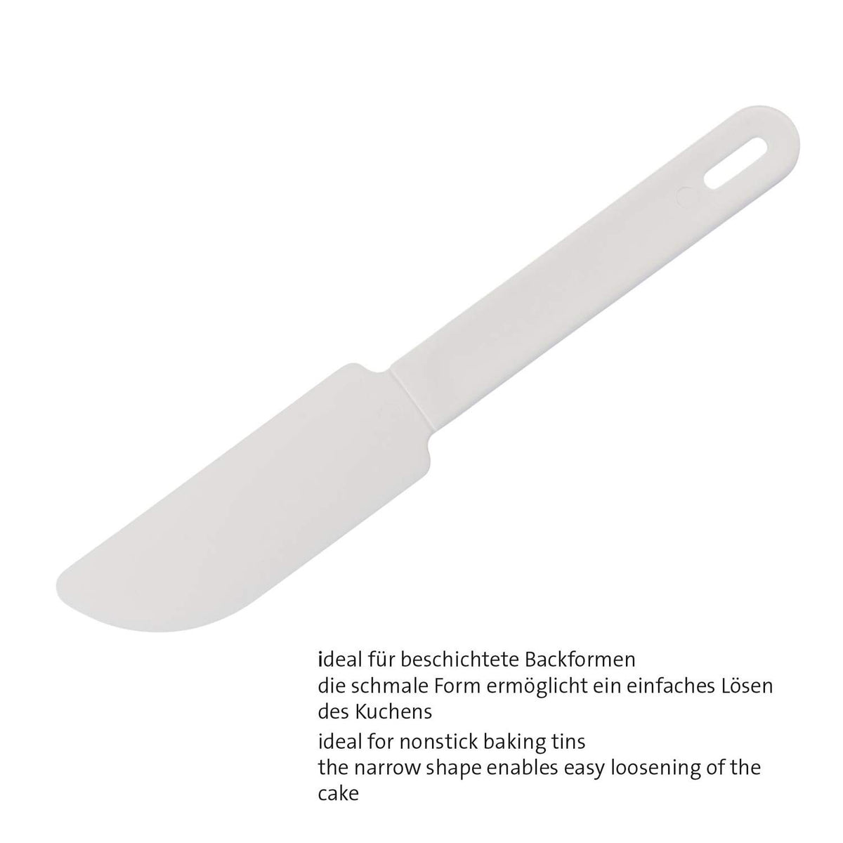 Scraper/Cake Loosener by Westmark – 8.66 x 1.38 x 0.24 inches, Plastic, White, Model 30842270