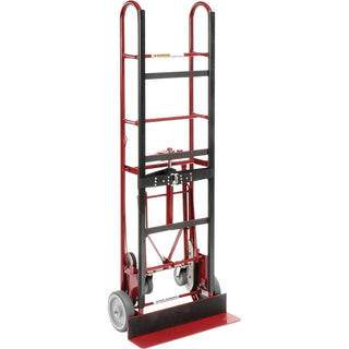 4-Wheel Professional Appliance Hand Truck by Global Industrial – 67"L x 17"W x 66"H, Alloy Steel, Red, Model 168031