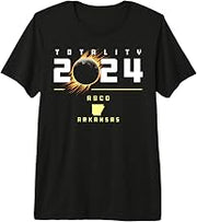 Abco Arkansas 2024 Total Solar Eclipse Premium Tri-blend T-Shirt