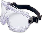 Uvex 11250810 V-Maxx Wrap-Around Goggle, Indirect Vent, Capacity, Volume, Glass, Standard, Clear